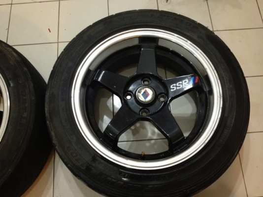 ขายล้อมือ2 ลายSSR ขอบ15 4 รู100+ยาง ราคา 3,900 บ. !!ถูกเหลือ