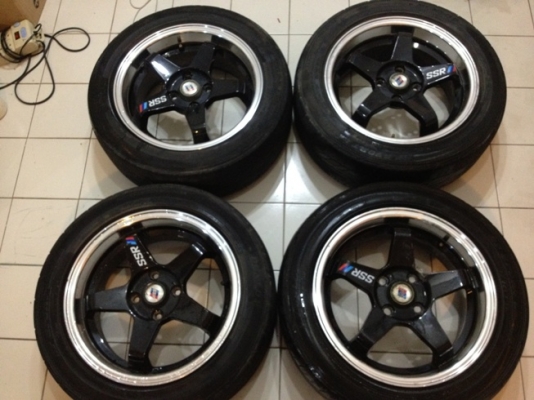 ขายล้อมือ2 ลายSSR ขอบ15 4 รู100+ยาง ราคา 3,900 บ. !!ถูกเหลือ