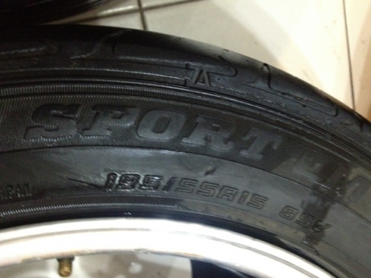 ขายล้อมือ2 ลายSSR ขอบ15 4 รู100+ยาง ราคา 3,900 บ. !!ถูกเหลือ