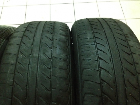 ขายล้อแม็กซ์มือ2 Nissan ขอบ14 4รู100+ยาง ราคา 3500 บ. ถูกกกก