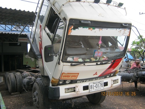ขายรถบรรทุกสิบล้อมิซูบิชิFN527M เครื่อง 6D16 สองเพา หัวลากครัชซี