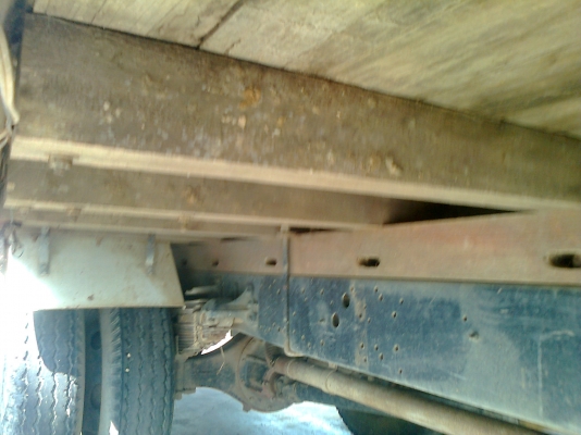 กระบะคาร์โก้คอกเหล็ก 6 ล้อ ยาว 6 เมตร