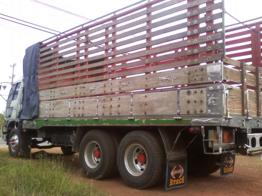 HINO FL 3H - 195 HP HO7D สิบล้อเพลาเดียว รถล่องสภาพสวยพร้อมใช้งาน เครื่องแห้งแรงดี ภายในเก๋งสวยครบ แอร์ พวงมาลัยเพาเวอร์ กระบะไม้คอกสูงเกษตรสภาพดีไม่มีผุพร้อมบรรทุกได้เลย ช่วงล่างคัชซีสวย เอกสารทะเบียนภาษีครบพร้อมโอนครับ