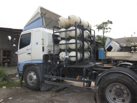 ขายรถหัวลาก HINO MEGA ยูโร 2   260 แรงม้า แก๊ส NGV 8 ถัง