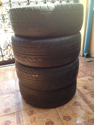 ขายล้อแม็กซ์มือ2 Model 8 ขอบ15 4รู100 + ยาง ราคา 6,900 บาท