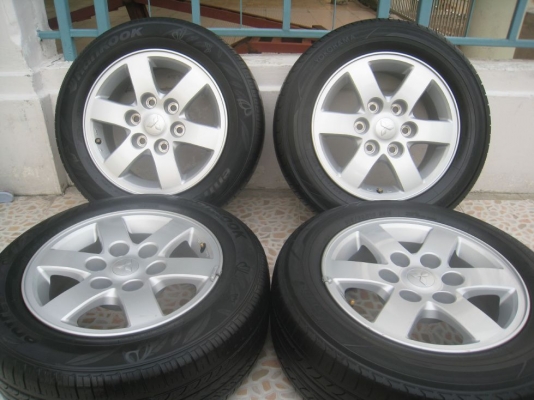 ขายล้อแม็กเดิม mitsubishi pajero 16"  6/139 +ยางปี 10 (081-3747940)