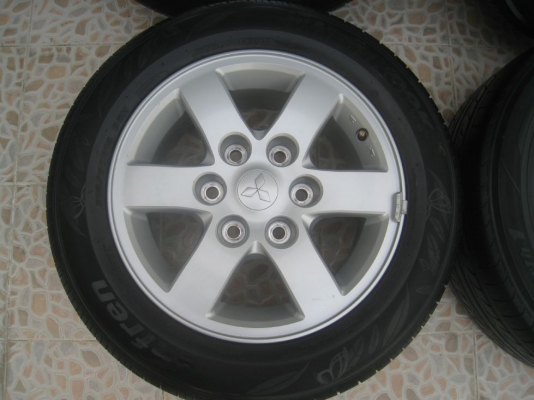ขายล้อแม็กเดิม mitsubishi pajero 16"  6/139 +ยางปี 10 (081-3747940)