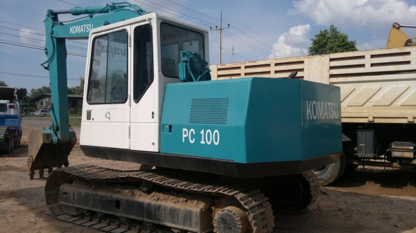 ขายรถแม็คโคร PC 100-5 เอกสารเล่มทะเบียน