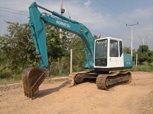 ขายรถแม็คโคร PC 100-5 เอกสารเล่มทะเบียน