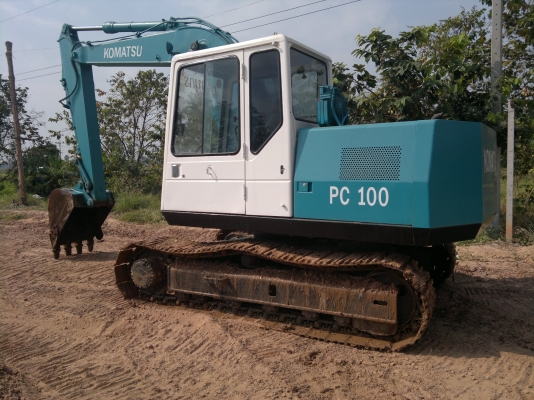 ขายรถแม็คโคร PC 100-5 เอกสารเล่มทะเบียน