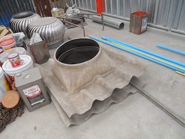 ขายตัวดูดอากาศ+ฐาน ใส่ลอนกะเบื้อง มี2ชุด