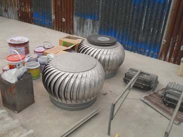 ขายตัวดูดอากาศ+ฐาน ใส่ลอนกะเบื้อง มี2ชุด