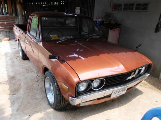 (จองแล้ว)ขายดัทสันช้างเหยียบ620สวยๆจบๆ(ลดราคาสุดๆต้องการใช้เงิน 95000ด่วนมาก่อนได้ก่อนคับ)รถวิ่ง120ยังเหลือเครื่องแน่นๆ ออฟชั่นเพียบ รายละเอียดเข้าไปดูข้างในเลยคับClassic car sales and looking for datsun 620 old car conservation.เลยคับ