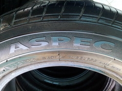 ขายยาง185/65/14 ยาง YOKOHAMA ASPEC ปี 09