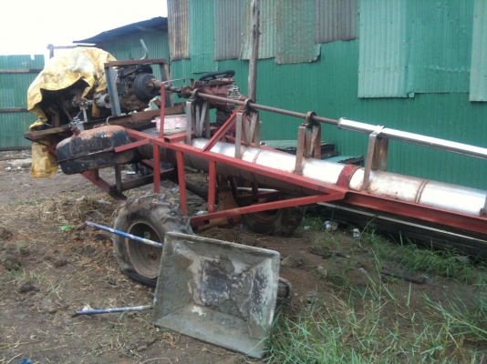 ขายเครื่องสูบน้ำท่อพญานาคสแตนเลสหนา ขนาดใหญ่ 10นิ้ว ขับได้มีเฟืองท้าย