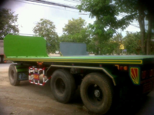 ขายลูกพ่วง 3เพลา ปี55 ชุดโอนพร้อมทะเบียนเต็ม ขาย 360,000.-