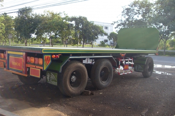 ขายลูกพ่วง 3เพลา ปี55 ชุดโอนพร้อมทะเบียนเต็ม ขาย 360,000.-