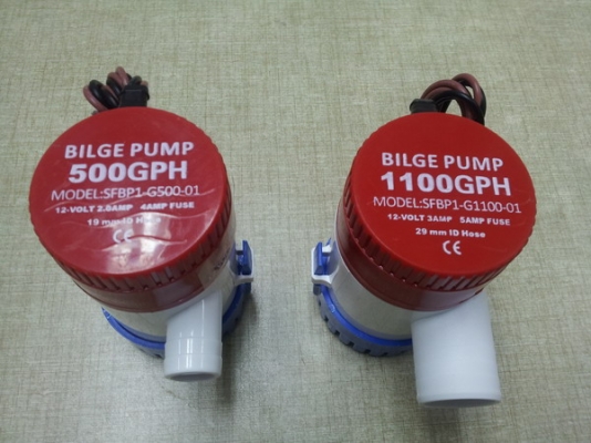 ปั๊มน้ำใส่ในเรือ 12 v และสวิชท์ลูกลอย มาตราฐาน CE R0HS ISO9001