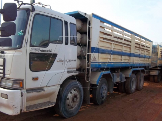 ขาย ฮีโน่โปรเฟีย 320 แรง ใช้แก๊สNGV 8 ถัง ร่วมน้ำมัน / 12 ล้อดั๊ม / ปี 2554 ( มี 2 คัน! )