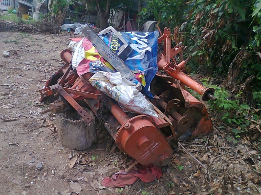 ขายด่วน!..รถไถ KUBOTA L4200 มีใบดันหน้า และจอบหมุน.