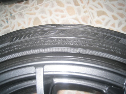 ขายล้อแม็ก enkei tunning sc22 17"x7" 4/100,114 et40+ยาง(081-3747940)