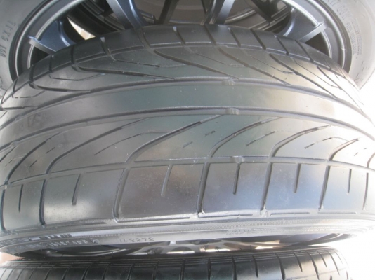 ขายล้อแม็ก enkei tunning sc22 17"x7" 4/100,114 et40+ยาง(081-3747940)