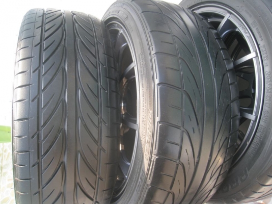 ขายล้อแม็ก enkei tunning sc22 17"x7" 4/100,114 et40+ยาง(081-3747940)