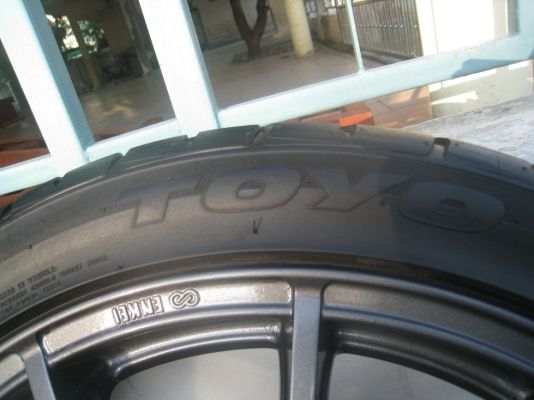 ขายล้อแม็ก enkei tunning sc22 17"x7" 4/100,114 et40+ยาง(081-3747940)