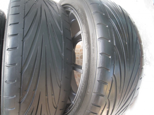 ขายล้อแม็ก enkei tunning sc22 17"x7" 4/100,114 et40+ยาง(081-3747940)