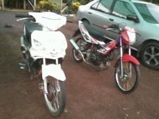 ฮอนด้า โซนิค+สปาค 135 ทะเบียน+พรบ  ไม่ขาด