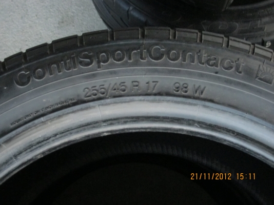 255-45-17   continental 1คู่    ยางนอกประเทศ