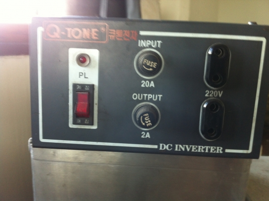 ขายตัวแปลงไฟแบตเตอรี24Vเป็น220Vใช้กับรถบรรทุก/รถทัวร๋