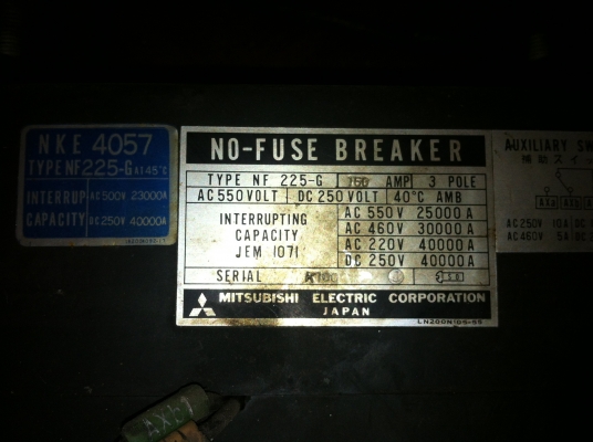 ขายเบรคเกอร์150Aครับ