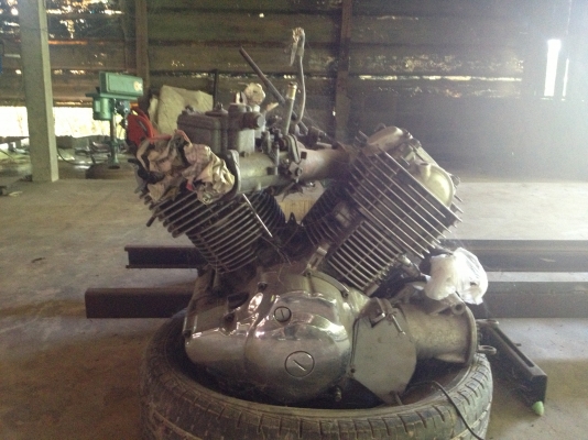 เครื่อง dragstar 1100 อินวอย คาร์บู วีเบอร์ เครื่องปี 2000