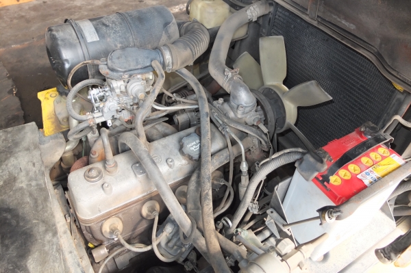 รถฟอร์คลิฟต์ โตโยต้า 1.8ตัน รุ่น 5 สูง 3ม. บินซินและLPG 2ระบบ