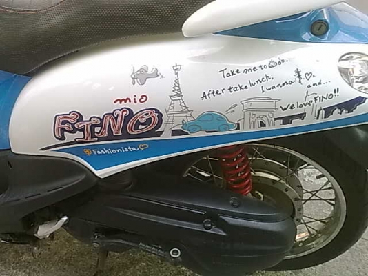 เดิมๆสวยเหมือนจอดในมุ้ง FINO ธ.ค53เกือบ54เดิมสุดๆๆๆๆบางกะปิราคา 20,500บาท 089-681-5071อ้วน