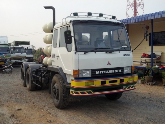 ต้องการขาย หัวลาก 10 ล้อ FUSO ยูโร1 เครื่อง 6D16 เทอร์โบ อินเตอร์คูลเลอร์ ติดแก๊ส 8 ถัง