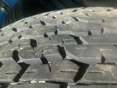 ขายแม็ก15 TOYOTA 255/70/15 พร้อมยางปี4710 BRIDGSTONE  DU H/T840   1   ชุด