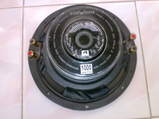 ขายลำโพง 10 นิ้ว 1000 w  วอยล์คู่ มีดอกเดียวถูกๆ