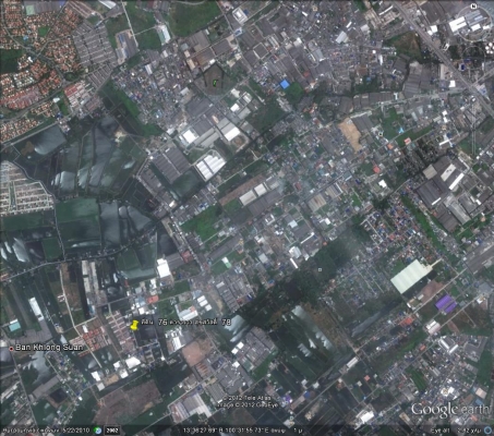 ขายด่วน ที่ดินเปล่า เนื้อที่ 76 ตร.วา ในซอยสุขสวัสดิ์ 78 เขตพระประแดง