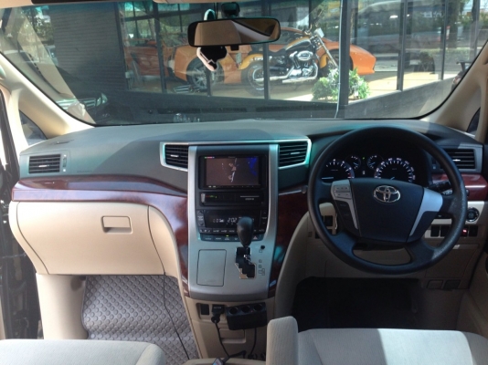 ขายถูกที่สุดในตลาด toyota alphard 2.4V ปี 2011 สีดำ