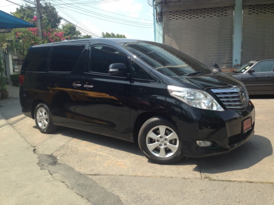 ขายถูกที่สุดในตลาด toyota alphard 2.4V ปี 2011 สีดำ