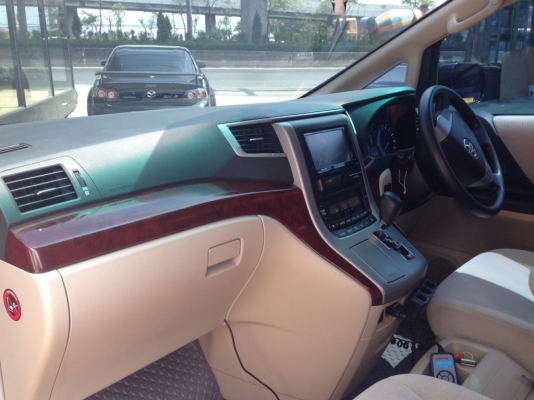 ขายถูกที่สุดในตลาด toyota alphard 2.4V ปี 2011 สีดำ