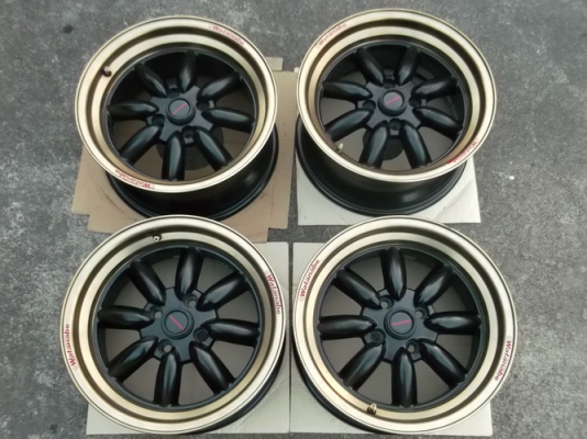 ล้อ15 กล้วยหวีอวบๆ 4รู100 กว้าง 8 ออฟ 20