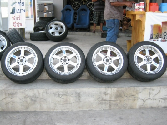 RAYS GTP (FORGED) 17" F8 +35 / R9 +37 5*114.3 ขายทั้งชุด 29500  0875800722