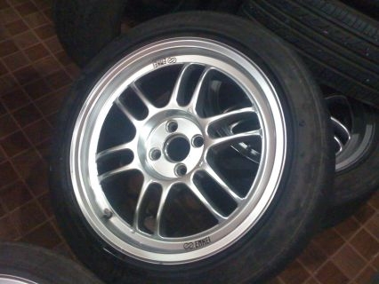 ENKEI RPF1 17X7.5 4รู100เเถมยาง1ชุด