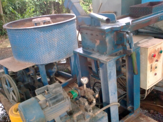 เครื่องอัดทำอิฐบล๊อกประสาน ไฮดรอลิก