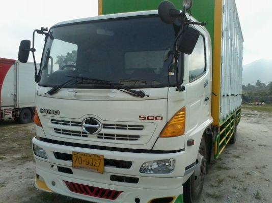 HINO  6 ล้อตู้ 10 บาน ตู้ต่อใหม่ยาว 7.20 เมตร