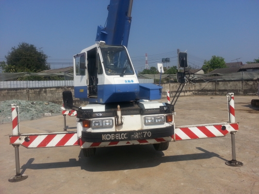 ขายรถเครน "KOBELLCO RK70-2" ของเก่าจากญี่ปุ่นสภาพรถ 95\% เอกสารอินวอย