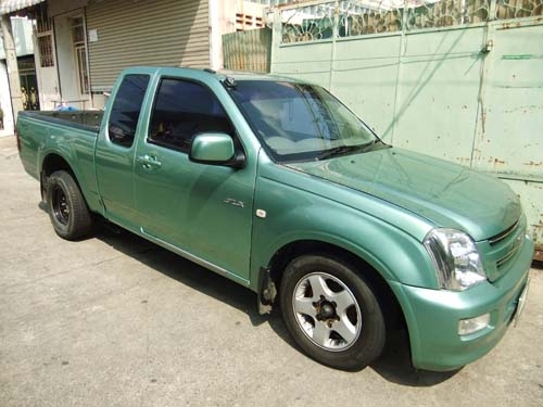 ISUZU D-MAX SPACECAB 3.0 SLX ปี 2004 สีเขียว ไฟฟ้า เบาะกำมะหยี่